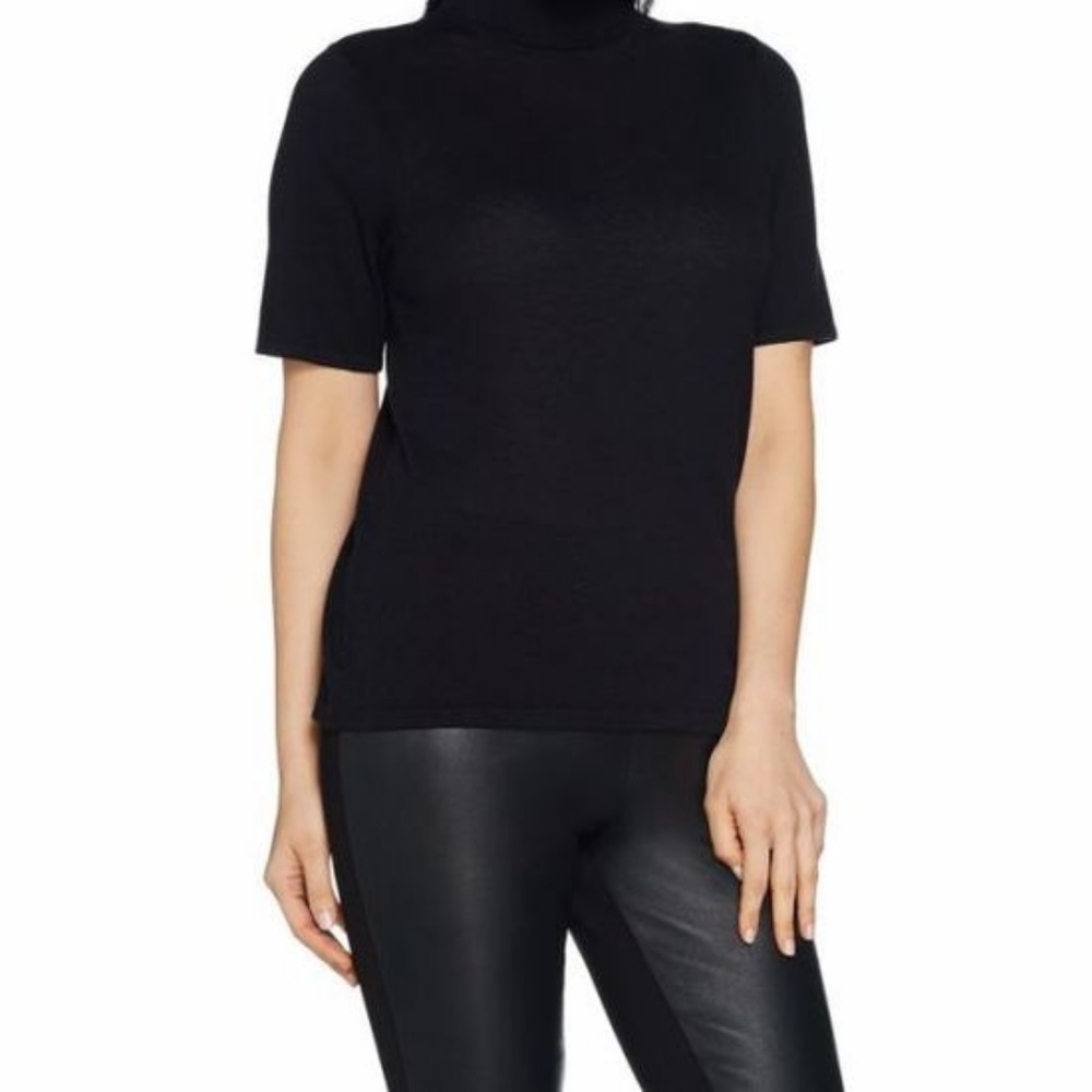 Joan Rivers Lightweight Turtleneck Sweater - Black